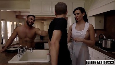 unspoiled TABOO ambidextrous pair convinces nosey exchange college girl To Be Their new 3rd utter SCENE!