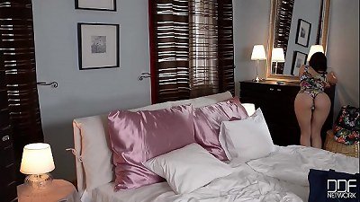 DDF Network-Burglar ebony and torn up by Lucy Heart and Valentina Nappi