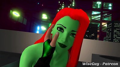 Futa Harley Quinn and Poison Ivy smash Robin whore Point of view   Story