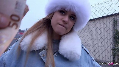GERMAN SCOUT - appetizing LATINA TOURIST woman BELLA PICKUP AND harsh pulverize IN BERLIN